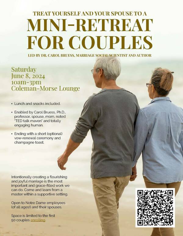 mini retreat couples poster